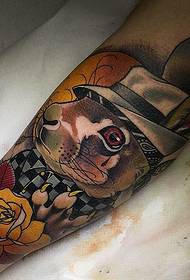 caru cute cute puppy pattern di tatuaggi
