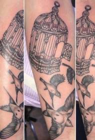 tatovering fugl vinge fuld fugl tatovering mønster