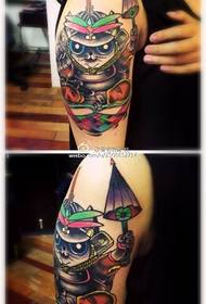 braç popular patró clàssic de tatuador de gats clàssics