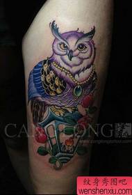 як тасвири tattoo owl сард дар пои
