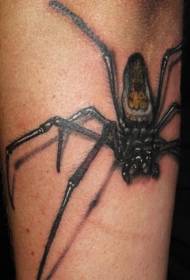cánh tay viết mô hình hình xăm nhện kinh dị thực sự