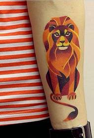 yon gwoup bèl bèl foto kolore tatoo bèt
