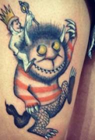 Bai Le állati tetoválás különféle színű tetoválás állati vázlat tetoválás minta