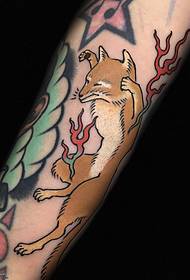 Arm Weasels Tattoo Patroon
