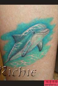 skonken sjogge goed klassyk Dolphin-tattoo-patroan
