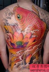cheo de fermosos patróns de tatuaxe de loto de calamar de cores