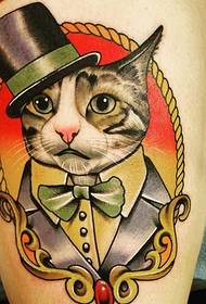 30 разноликости стила слатке кућне мачке тетоважа узорак 132106 у боји цртане тетоваже животиња и Хелло Китти тетоваже