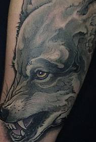 Pàtran tatù Arm Wolf