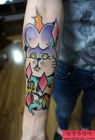 рука татуировка милый кролик
