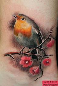 птица тетоважа шема