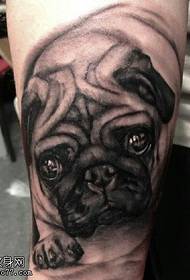 corak tattoo kulit anjing lucu