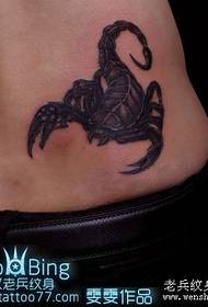 Scorpion model tatuazhe: Modeli tatuazh i piskatoreve të belit