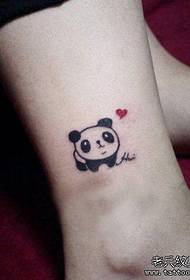 odomobirin wuyi totem panda tatuu apẹrẹ