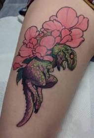 en unik uppsättning av djur kreativa tatuering mönster i en unik stil