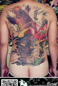 Volver clásico clásico hermoso tatuaje de calamar