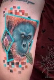 piccolo tatuaggio animale carino e colorato vivace modello piccolo tatuaggio animale