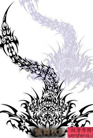 visually powerful scorpion totem tattoo pattern