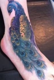 Peacock tattooKép gyönyörű páva tetoválás mintát