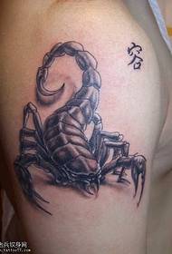 arm skorpion tatovering Mønster
