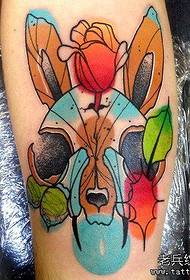 препоручите прелепи апстрактни узорак тетоваже на животињама