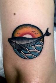 tattoo walvis creatief vol walvis tattoo patroon