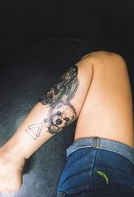cute dog tattoo