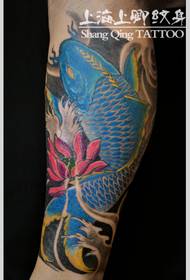 상하이 Shangqing Tattoo Works : 오징어 문신 패턴