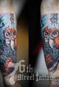 ruku popularni uzorak lijepe tetovaže sove