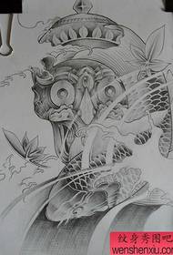 紋身圖案：鯉魚紋身紋身紋身紋身圖片