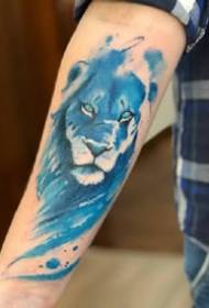 Watercolor animal tattoos - pictures of a few beautiful water color animal tattoo works