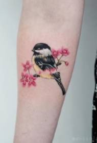 tato burung 9 pola tato burung segar kecil yang sangat lucu