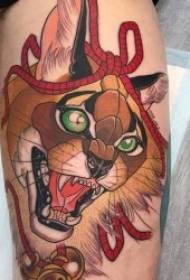 corak tatu haiwan dengan pelbagai bentuk tatu dicat dan gaya corak tatu haiwan yang berlainan