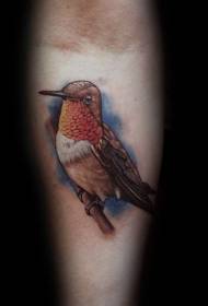Ang estilo sa tattoo sa tattoo nga hummingbird nga tattoo