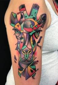 Model Tattoo Giraffe Tattoo Model Tattoo Cute  131896 @ Tattoo Phoenix Modeli i Ngjyrosur dhe Ngjyrosur Tattoo Phoenix