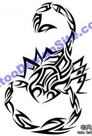 patrón popular del tatuaje del escorpión del tótem