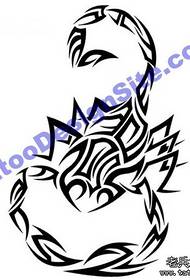 popolare modello di tatuaggio totem scorpione