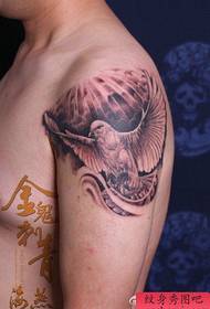 arm gewilde pop-up tattoo patroon