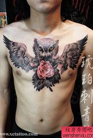 chipfuva chemberi chinotonhorera uye inotonhorera owl tattoo maitiro