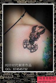 alternativa bonita un pequeno patrón de tatuaxe de coello