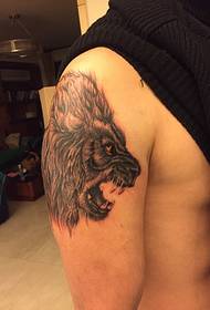 oso buru belarriko tatuaje animalia