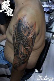 ruoko rwechirume rwakakurumbira squid lotus tattoo maitiro