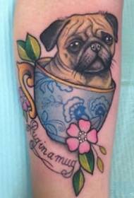 un conjunt de tatuatges de mascotes personalitzats per a mascotes