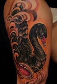Angka tattoo Swan - sakelompok desain tato éndah ngeunaan swan 131785 - Flying Bird Swallow - sakelompok desain témplat manuk anu pinter pisan