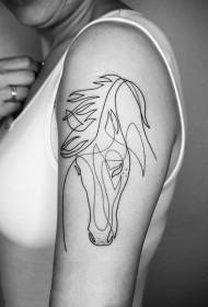 patró de tatuatge de cavall tatuatge de varietat de tatuatges