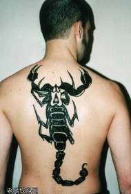 back fashion tweezers totem tattoo pattern