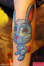 arm cute populer a pattern bunny tattoo model