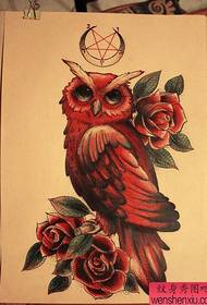 pola tato owl sing populer