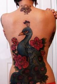 kumashure yakanakisa ruvara mufananidzo mufananidzo peacock uye yemaruva tattoo maitiro