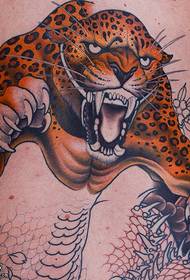 τατουάζ μοτίβο λεοπάρδαλη μέση