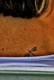 patrún tattoo dragonfly simplí treibhe